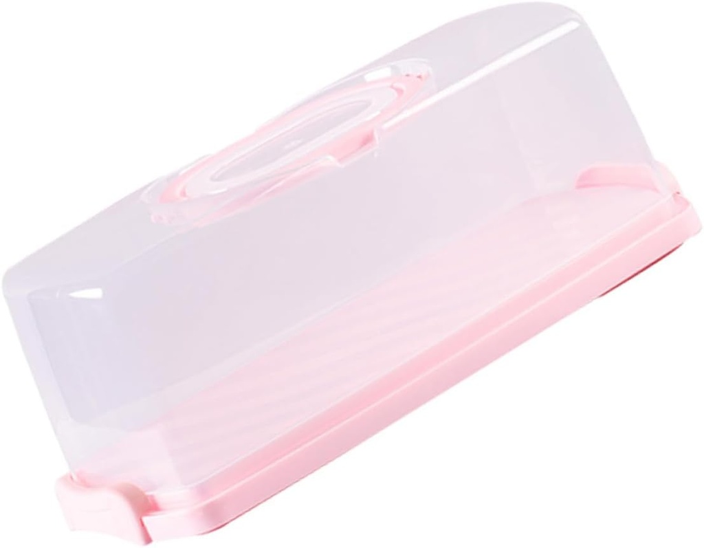 PRETYZOOM 1pc Capacity Baking Cake Box Portable Storage Container for Cake and Bread Thicken Design Buckle for and Convenience for Baking and Party Use