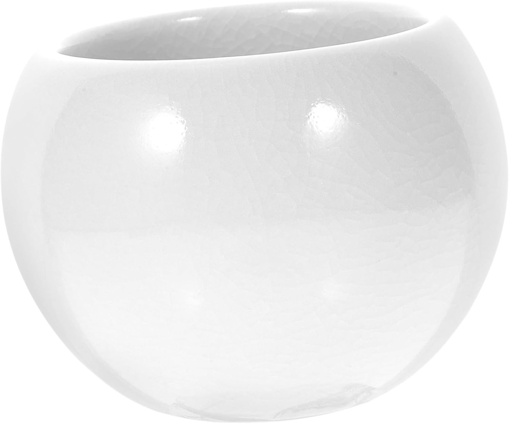 PRETYZOOM Ceramic Tea Cup Cracked Pattern Chinese Style Teaware for Home Office and Elegant Design for Tea Lovers and Entertaining Guests