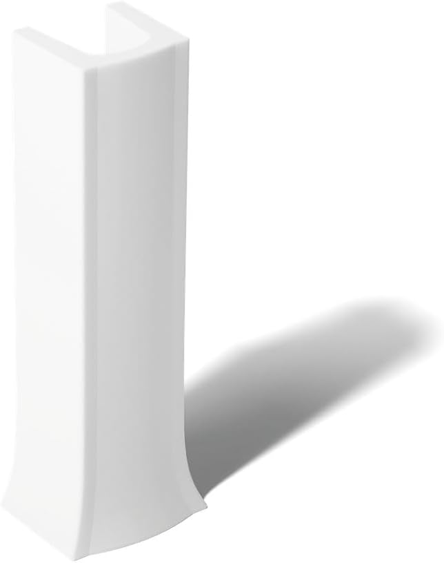 Kohler K-2351-8-0 Cimarron Arch Drop-In 1 Bowl Bathroom Sink with Overflow White