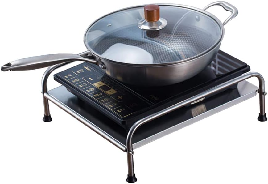 Cherish Induction Cooker Shelf, Microwave Rack, Kitchen Shelf Rack, Gas Stove Bracket Cover Base, Oven Pan Rack Organizer Holder Storage Shelf