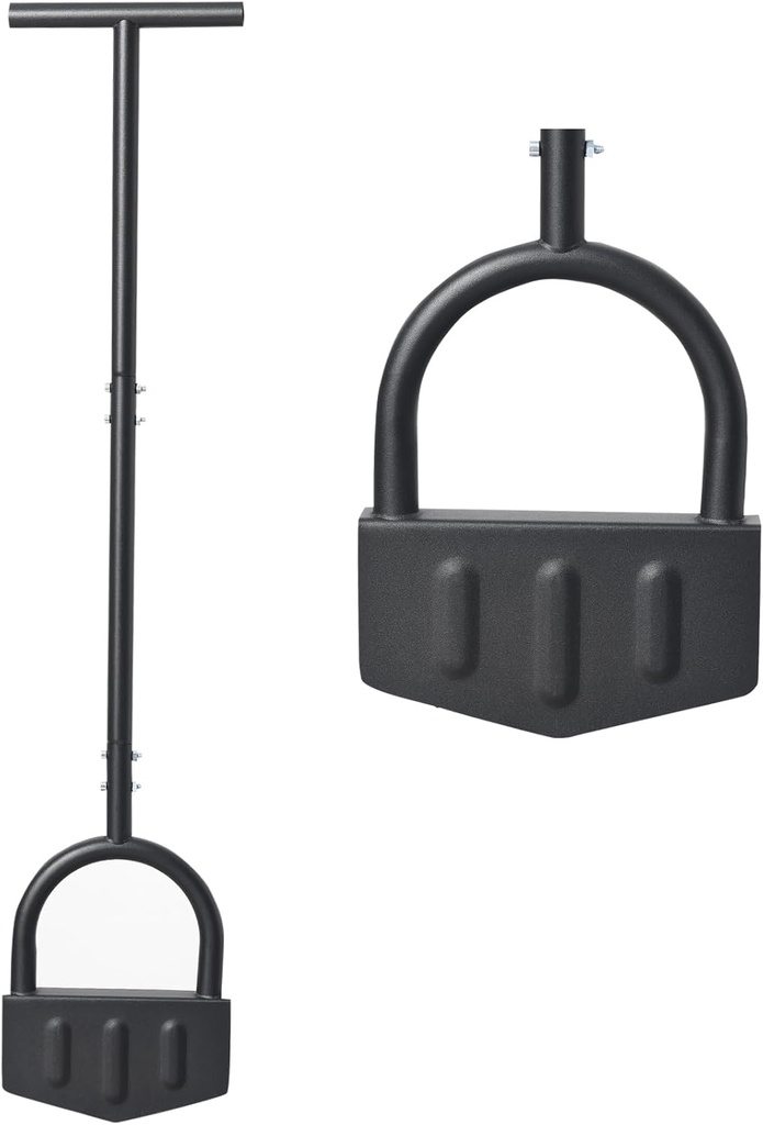 Edger Lawn Tool, Manual Grass Edger Tool Wide Footplate Long Handle 39 inch, Steel Hand Border Half Moon Edger Shovel for Landscaping, Yard, Garden, Sidewalk, Burying Cable