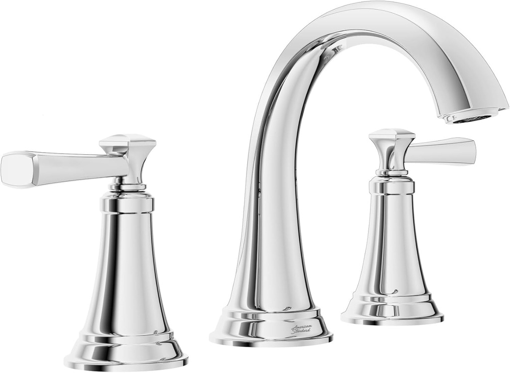 AMERICAN STANDARD 7617807.002 Glenmere 8-inch Widespread Bathroom Faucet, Polished Polished Chrome