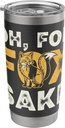Oh For Fox Sake Vintage design for Men and Women Stainless Steel Insulated Tumbler