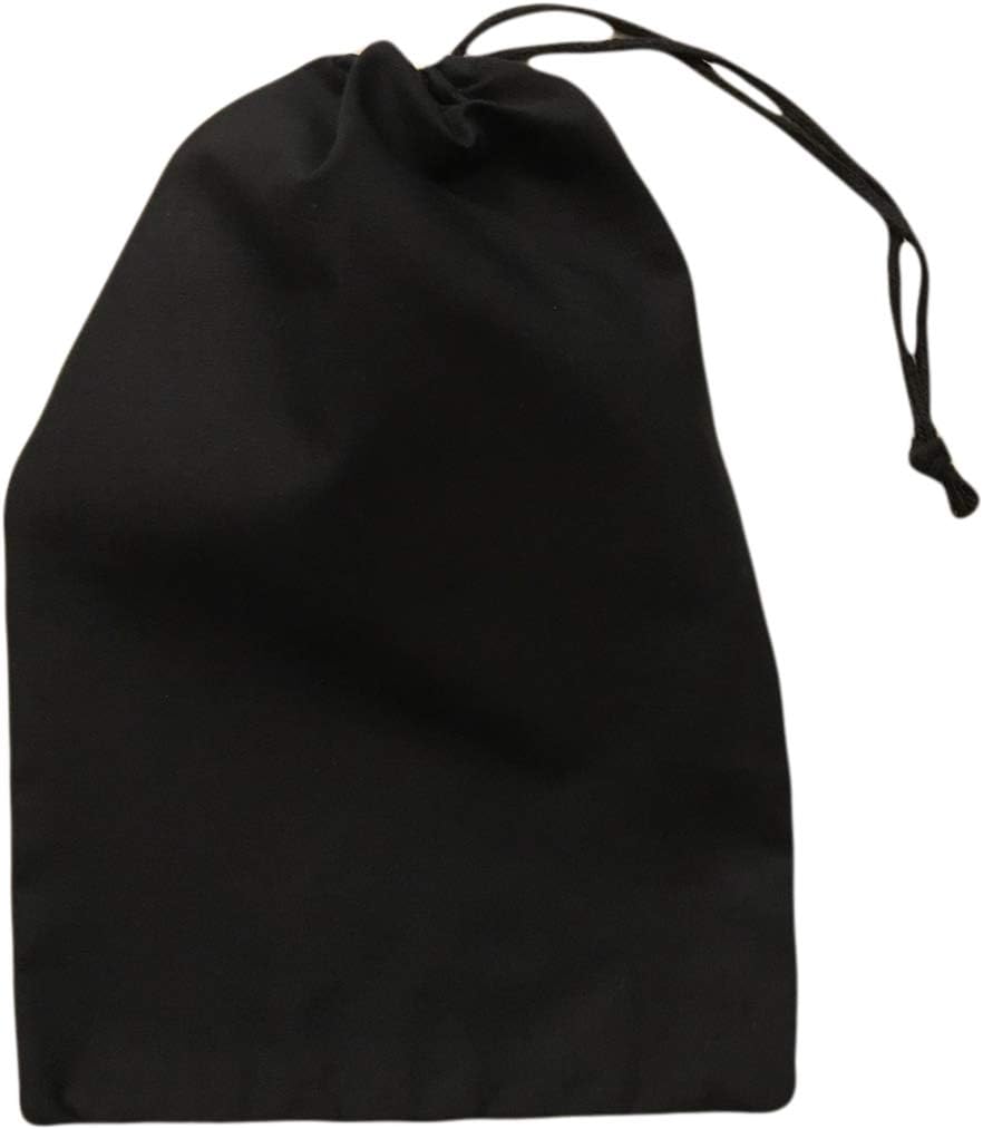 Reusable Produce Eco friendly Cotton Single Drawstring Muslin Bags premium quality BLACK COLOR- 100 count pack (6 x 10)