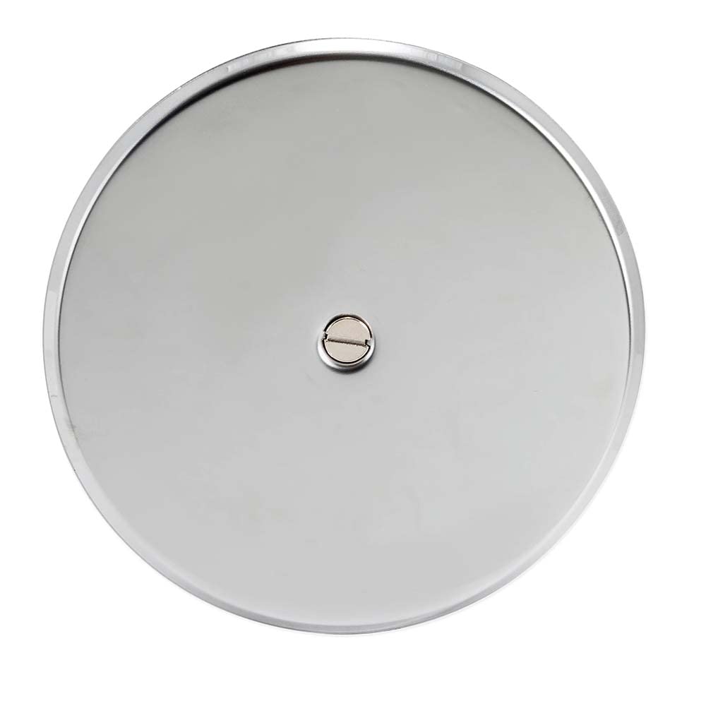 EZ-FLO 6 Inch Stainless Steel Bathtub Overflow Cleanout Cover Plate, Chrome Plated, 43491
