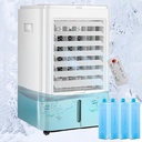 Portable Air Conditioner, Cooling Fan with 3 Speeds & 4 Modes, 4L Water Tank, 4 in 1 Mobile Evaporative Air Cooler for Home, Office, Truck, RV,24V/220V