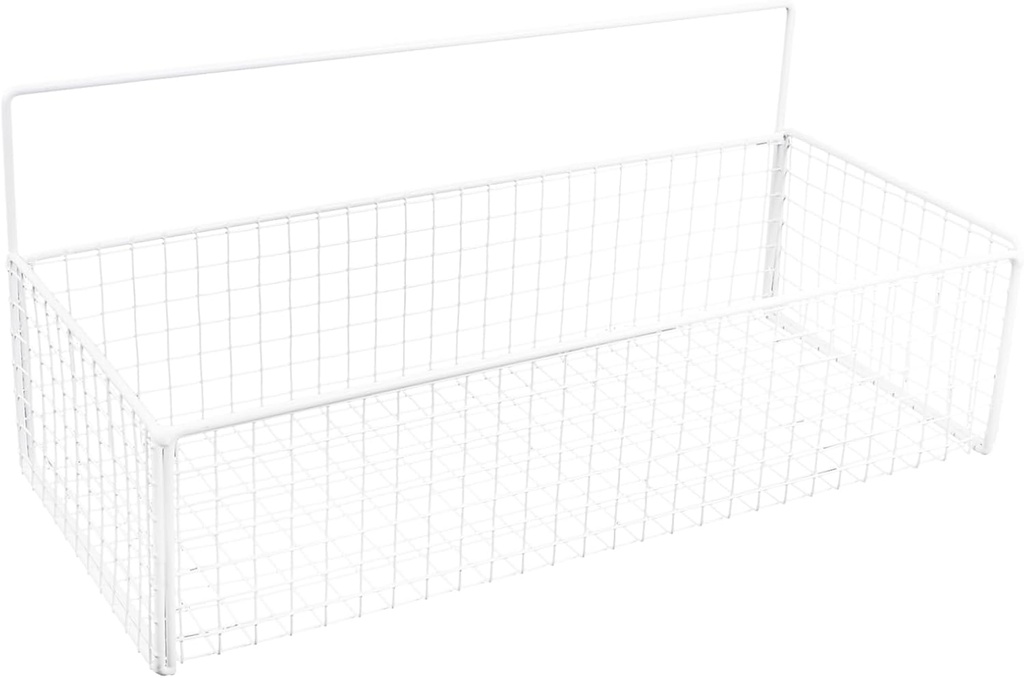 VALICLUD Hanging Kitchen Vegetable Storage Basket Hollow Design Organizer for Wall Mount Capacity Rack for Fruits Vegetables and Kitchen Utensils