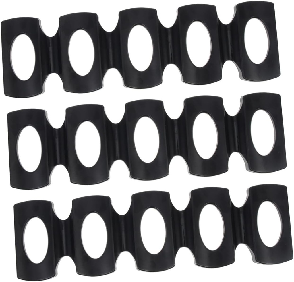 3pcs Silicone Beer Can and Bottle Organizer Rack Space-Saving Beverage Holder for Fridge Lightweight and High-Temperature Resistant for Cans and Bottles Storage