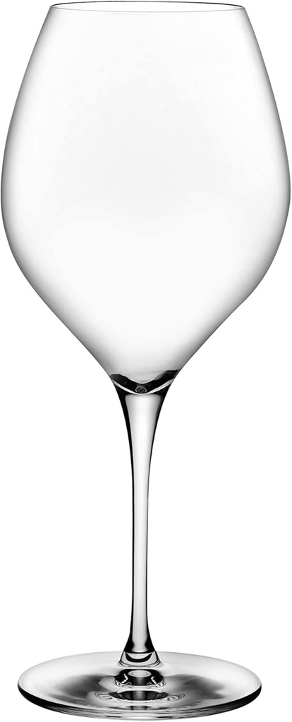 NUDE Vinifera Set of 2, Bordeaux Crystal Wine Stem Glasses 26.75 oz, |Lead-Free Crystal|, Clear Glass Wine Tumbler, Ideal for Cocktails & Perfect For Homes & Bars