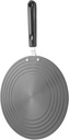 Hob Diffuser, Heat Simmer Plate Thickened 4mm Aluminium Non Slip Pattern for Difusor Calor Vitroceramica Alloy Reduce Flame Stove Kitchen Accessories with Handle 28cm Roasting