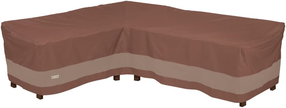 Duck Covers Ultimate Waterproof 104 Inch Patio Left-Facing Sectional Lounge Set Cover, Patio Furniture Covers