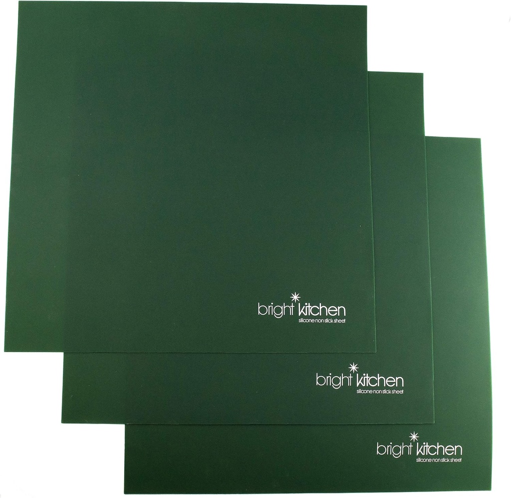 Set of 3-14" x 14" Silicone Sheets for Excalibur Dehydrator Bright Kitchen Re-Usable Non-Stick Mat (3)