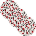 Fairy Flower Red Black 3 Pcs Nonslip Trivet for Crock Pot 15in Heat Resistant Pad Camper Must Haves