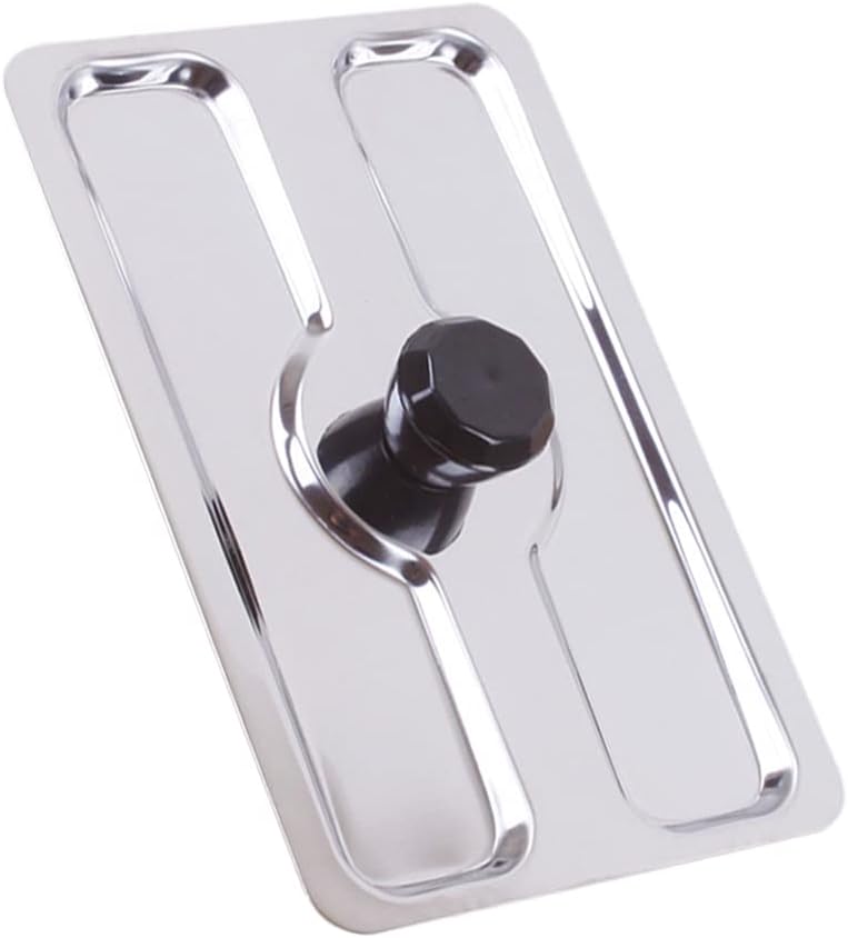 BESPORTBLE Metal Toaster Dust Cover Stainless Steel Electric Bread Maker Upper Cover Toaster Appliance Top Cover for Bread Machine Part Accessories