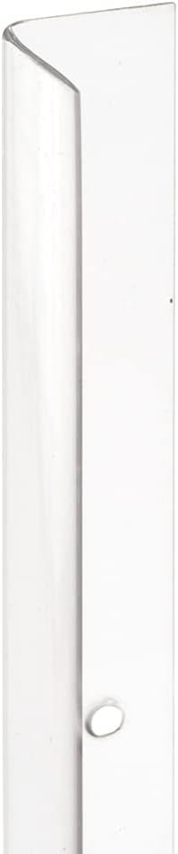 Prime-Line U 9129-4 Vinyl Perforated Corner Shield, 3/4 Inch x 48 Inch, Clear (4 Pack)