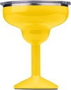ORCA Rita | Temperature Insulated, Stainless Steel Margarita Glass, Lidded Tumbler for Cocktails, Wine & Cold Drinks — Sunflower