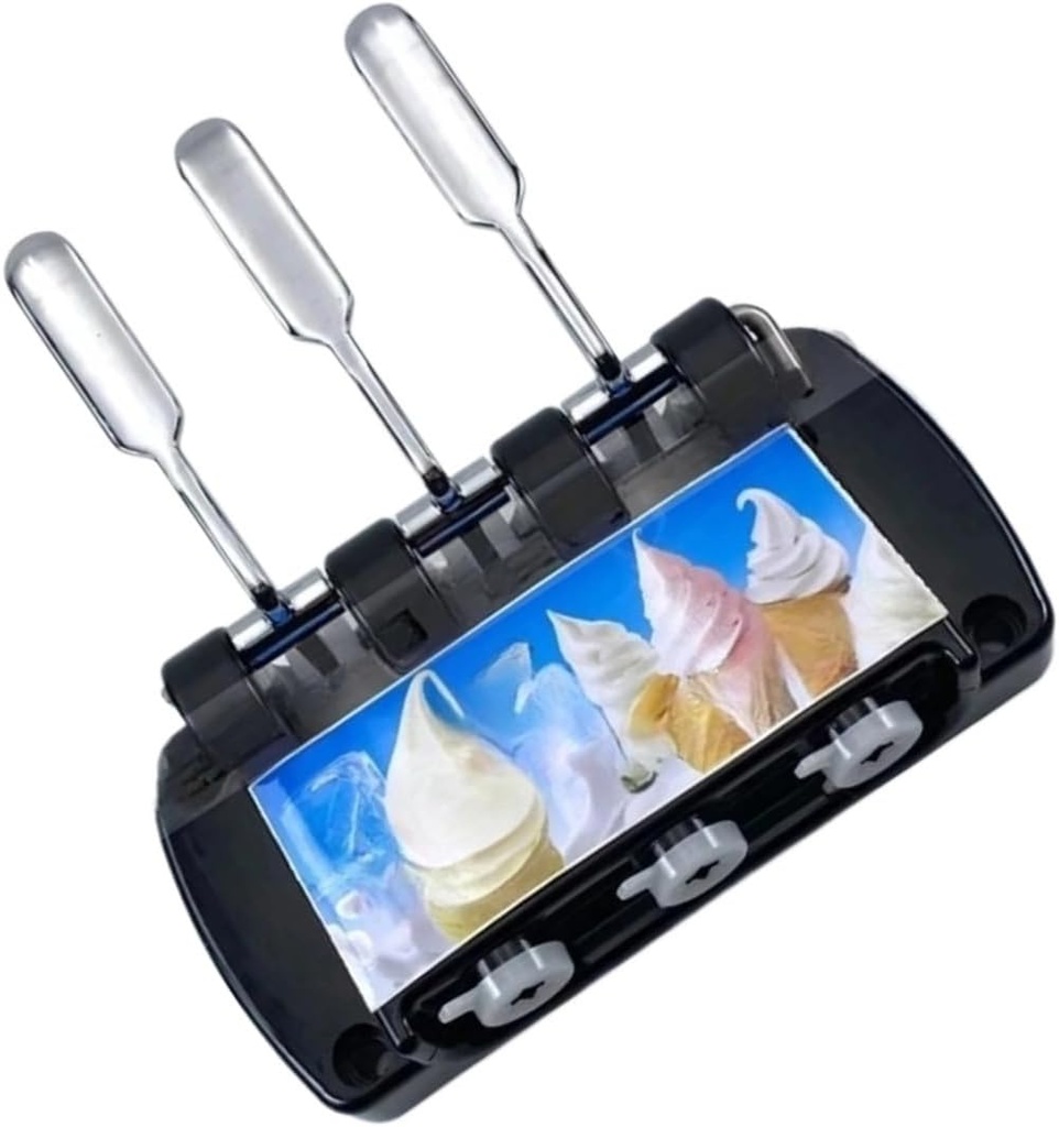 Full Set of Front Panel with Handles Face Plate Spare Part Accessories Replacement, Compatible for MQL, Soft Ice Cream Machines