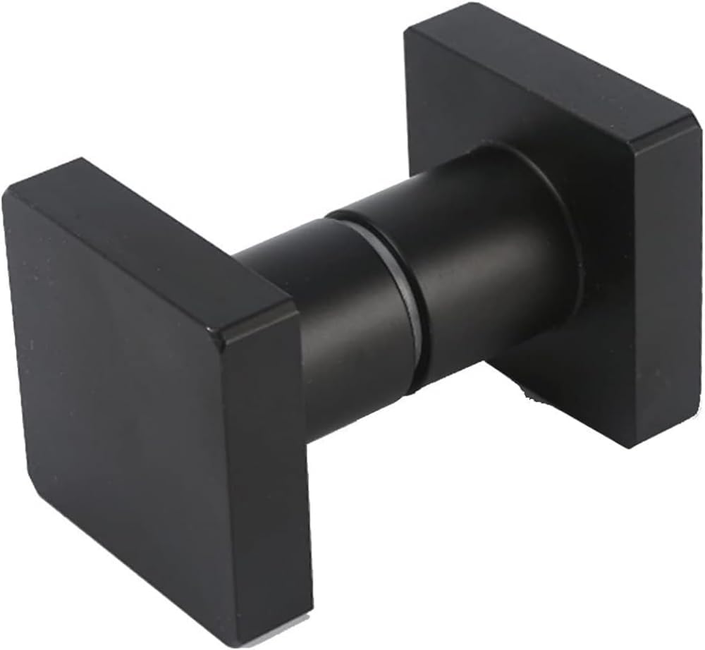 Black Single Door Hardware Door Knobs, Shower Door Door Handle, Replacement Knobs for Glass Door Cupboard Doors