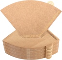 500 Pack Coffee Filters #2, Coffee Filters Natural Unbleached Disposable Coffee Filters 2 Filter Cone Paper for Coffee Makers