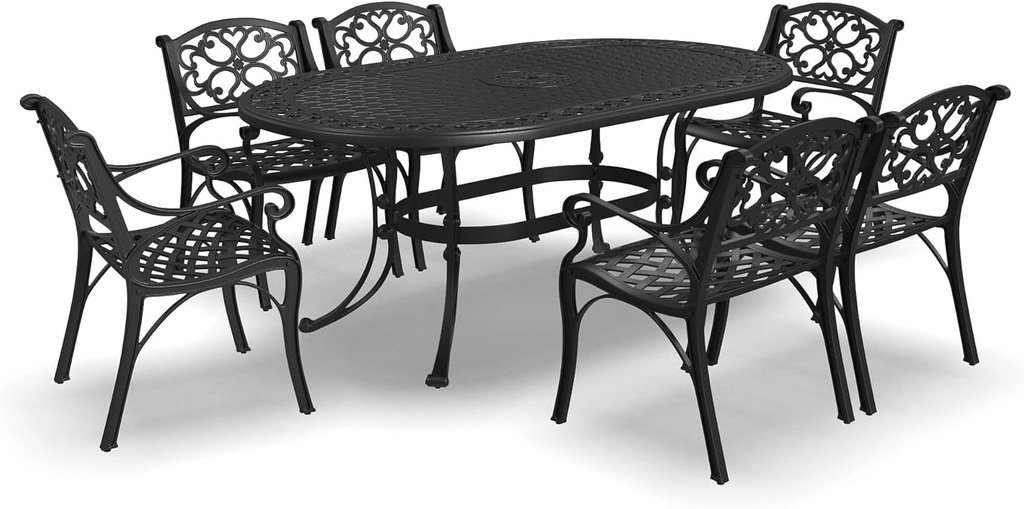 Homestyles Sanibel 7 Piece Outdoor Dining Set