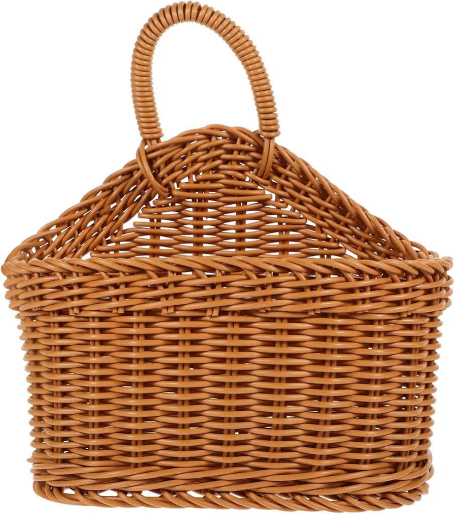 Hanging Storage Basket for Kitchen Woven Basket Hooks Home Decor Multifunctional Household Storage