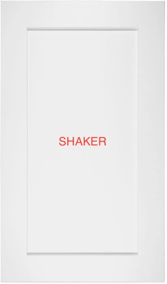 Primed MDF Cabinet Door Bathroom-Kitchen-Closet Replacement - 22 Inch Tall (Shaker, 11 Inch Wide)