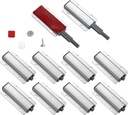 Push to Open Door Latch, 10 Pack Magnetic Push Latches, Adhesive Heavy Duty Touch Latch Hardware for Push to Open, Magnetic Door Catch for Cabinet Drawer Wardrobe Kitchen Door