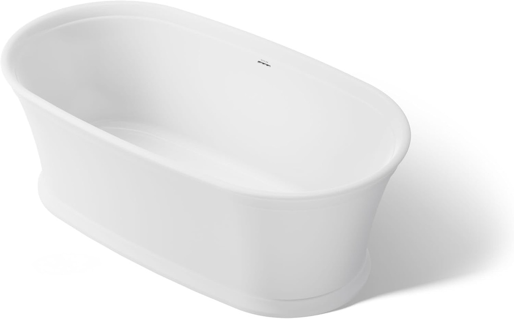 Kohler 8333-0 Memoirs® 66-1/4" x 36-1/2" freestanding bath, White
