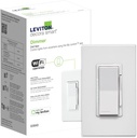 Leviton Decora Smart Dimmer Switch, Wi-Fi 2nd Gen, Neutral Wire Required, Works with Matter, My Leviton, Alexa, Google Assistant, Apple Home/Siri & Wired or Wire-Free 3-Way, D26HD-2RW, White