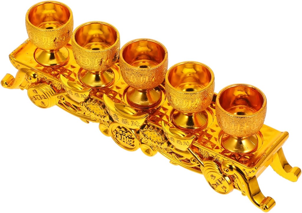 Sacred Offering Cups Holy Water Offering Cup Mini Chalice Goblet Tea Tumbler Buddhist Temple Worship for Religious Worship