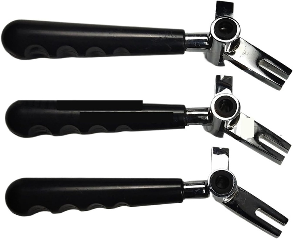 3 Straight Hand Levers Accessories Black Color Handles for vevor Soft Serve Ice Cream Machines Spare Parts