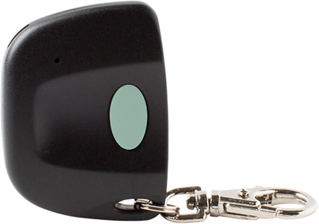 Transmitter Solutions 390GED21K3 One-Button Keychain Remote – 390 MHz, 12 Dip Switches – Compatible with Genie GPT1 Garage Door Openers