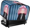Oven Cover Kitchen Bread Machine Protector,4 Slice Toaster Cover For Home,Fingerprint Coaster Cover,Kitchen Small Appliance,Dog In Hairdresser