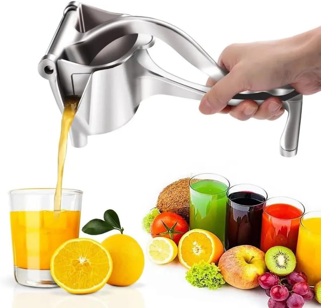 Manual Citrus Juicer Squeezer Heavy Duty Hand Fruit Press Detachable Large Capacity for Lemons, Limes, Oranges, Grapefruits