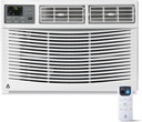 Window Air Conditioner 8000 BTU,WiFi-Enabled Smart AC with Remote, 3 Modes Cool Dry Fan Speed Control, Fast Cooling for 350 Sq.Ft 115V Mini Air Conditioner for Bedroom, Office, Home