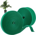4 Roll Plant Tape,131 Ft Green Garden Tape,Twist Tie for Plants 1/2",Reusable Adjustable Plant Supports for Climbing Plants,Plant Gardening,Home,Office