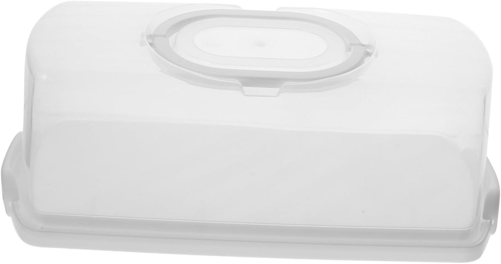 Reusable Loaf Cake Keeper Portable Bread Storage Box for Outdoor Use Versatile Organizer for Snacks and Cakes Stylish Design for Travel and Events