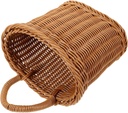 Garneck Kitchen Wall Mount Fruit Basket Woven Hanging Storage Decorative Basket for Onions Garlic Ginger