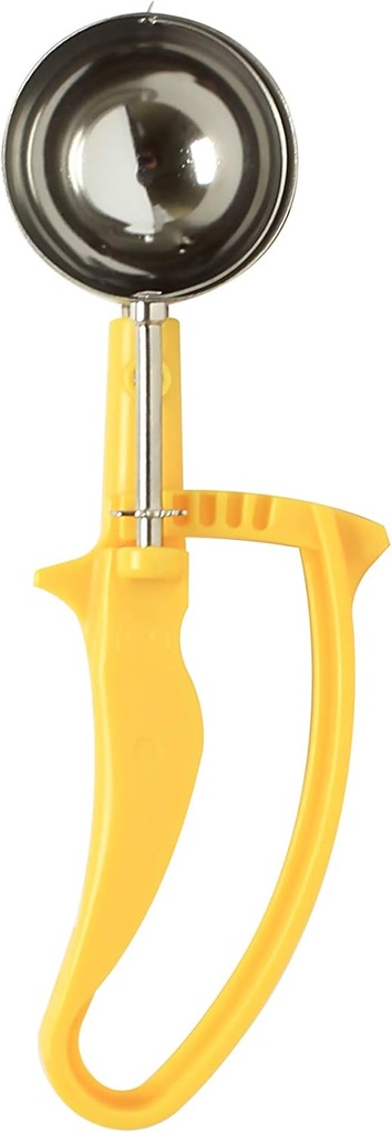 1 5/8 oz disher, #20 yellow, easy grip handle, comes in each