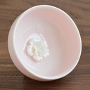 Ceramic Teacup, Unique Chinese Kung Fu Tea Cups with Ceramic Rose Flower At Bottom, Mate Tea Cup, Drinking Cup, Mother's Day Housewarming Gift (3 Set)