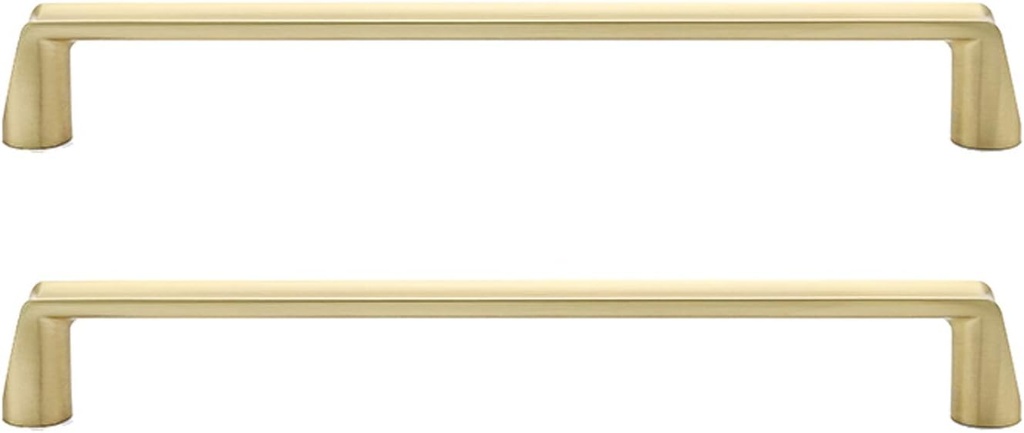 2pcs Kitchen Handles with Screws Zinc Alloy Cabinet Cupboard Handle Pull Handle Door Handle Set for Kitchen Drawer Bedroom Furniture (BS Single Hole) (B Single Hole) (B Hole Distance 192mm)