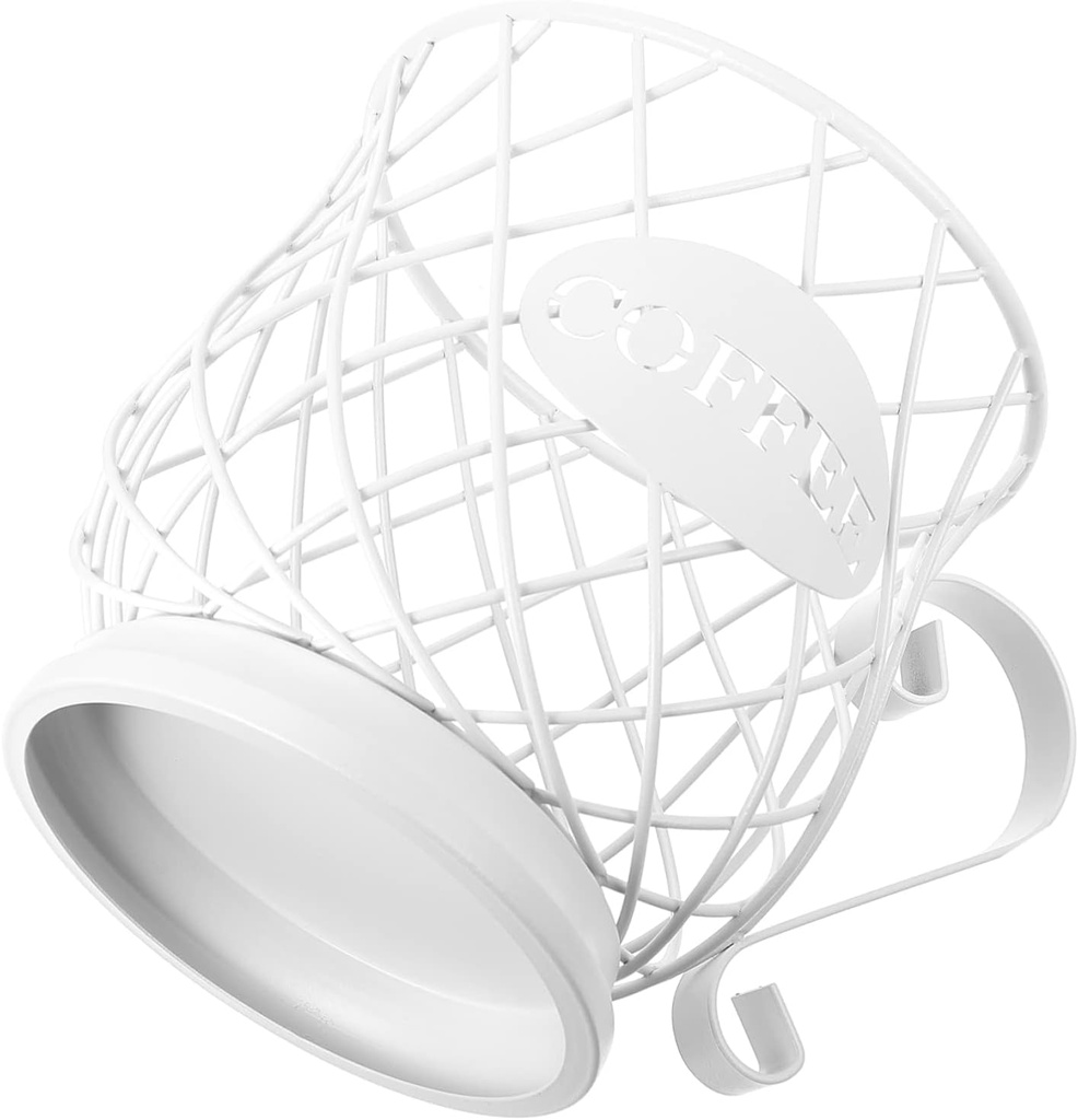 Ciieeo Metal Pod Holder Capsules Organizer Coffee Cup Storage for Clean Counter