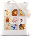 FOTAP Lion Merch King Characters Group Inspire Tote Bag Magic Kingd*m Gift WDW Trip Gift Simba Timon Fan Gifts
