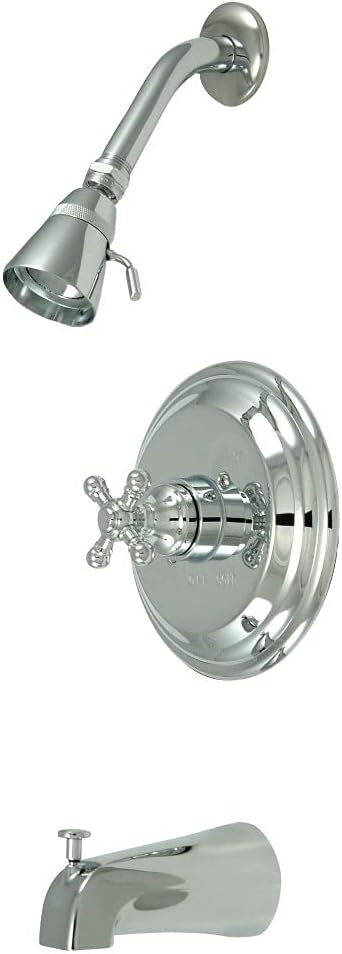 Kingston Brass KB2631BXT Metropolitan Tub and Shower Faucet, Trim, 7-1/2-Inch, Polished Chrome