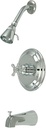 Kingston Brass KB2631BXT Metropolitan Tub and Shower Faucet, Trim, 7-1/2-Inch, Polished Chrome