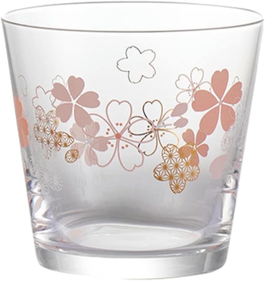 Simple Personality, Transparent Glass, Japanese -Style Household Couples Drink Water And Make Tea Cups- Garden Walking glass (wide model)