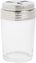 Norpro Shaker Cup Glass Adjustable Pizzeria Style Pepper/Salt/Cheese/Spice 5.25"