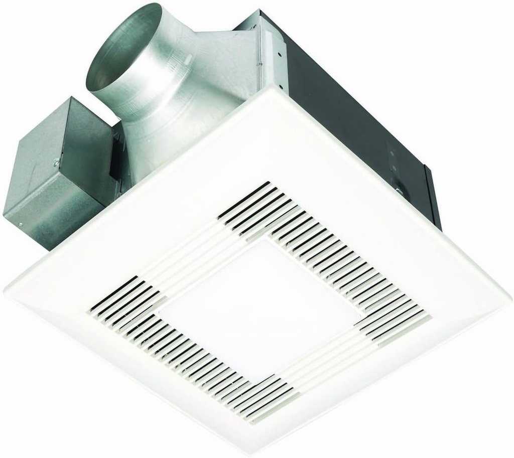 Panasonic FV-11VQL5 WhisperLite 110 CFM Ceiling Mounted Fan/Light Combination, White