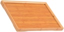 Zerodeko Bamboo Tea Tray Japanese Style Tea Set Serving Sake Cup Holder Storage