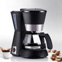 Coffee Machine 650ML Household Office American Style Drip Tea/Coffee Making 6 Cups Coffee Maker 600W Temperature Control Black